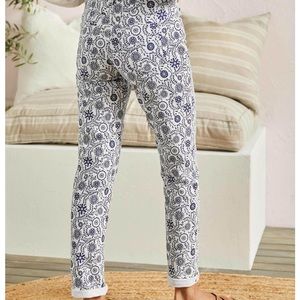 Boden women’s girlfriend jeans- opulent garden 8L